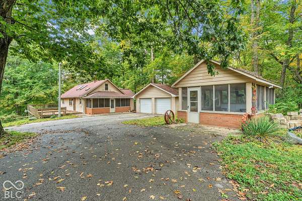 9.17 Acres of Land with Home for Sale in Plainfield, Indiana