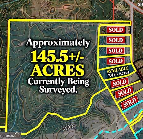145 Acres of Recreational Land for Sale in Forsyth, Georgia