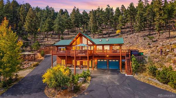 32.5 Acres of Recreational Land with Home for Sale in Bailey, Colorado
