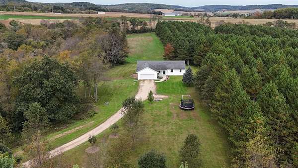 26.2 Acres of Recreational Land with Home for Sale in Kendall, Wisconsin