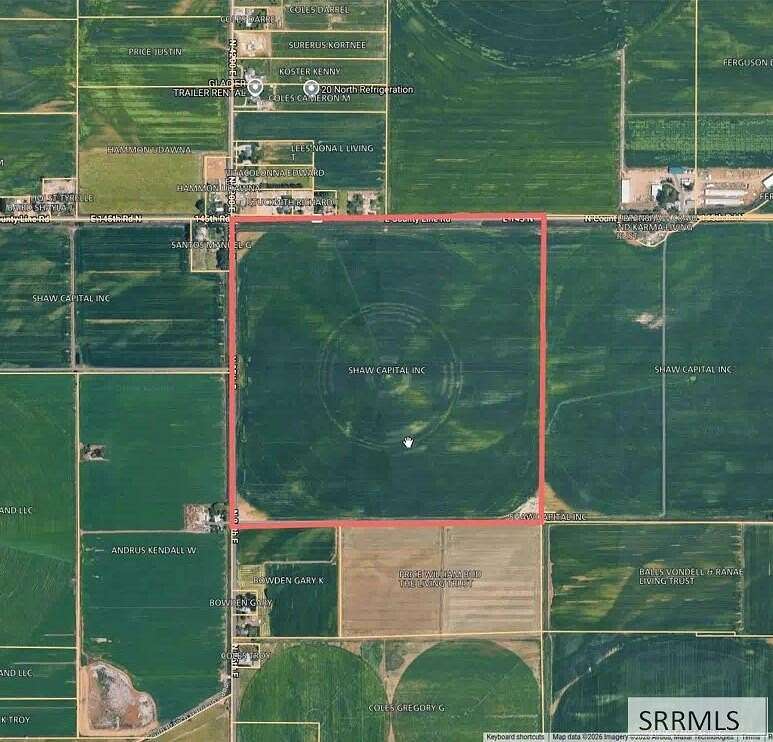 159 Acres of Agricultural Land for Sale in Idaho Falls, Idaho