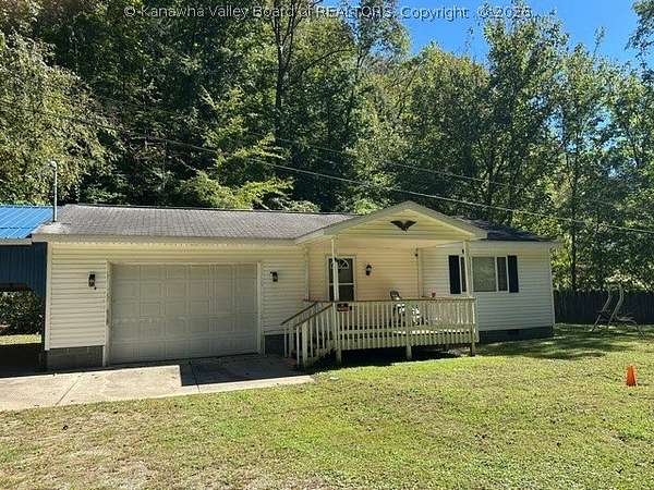 2 Acres of Land with Home for Sale in Cedar Grove, West Virginia