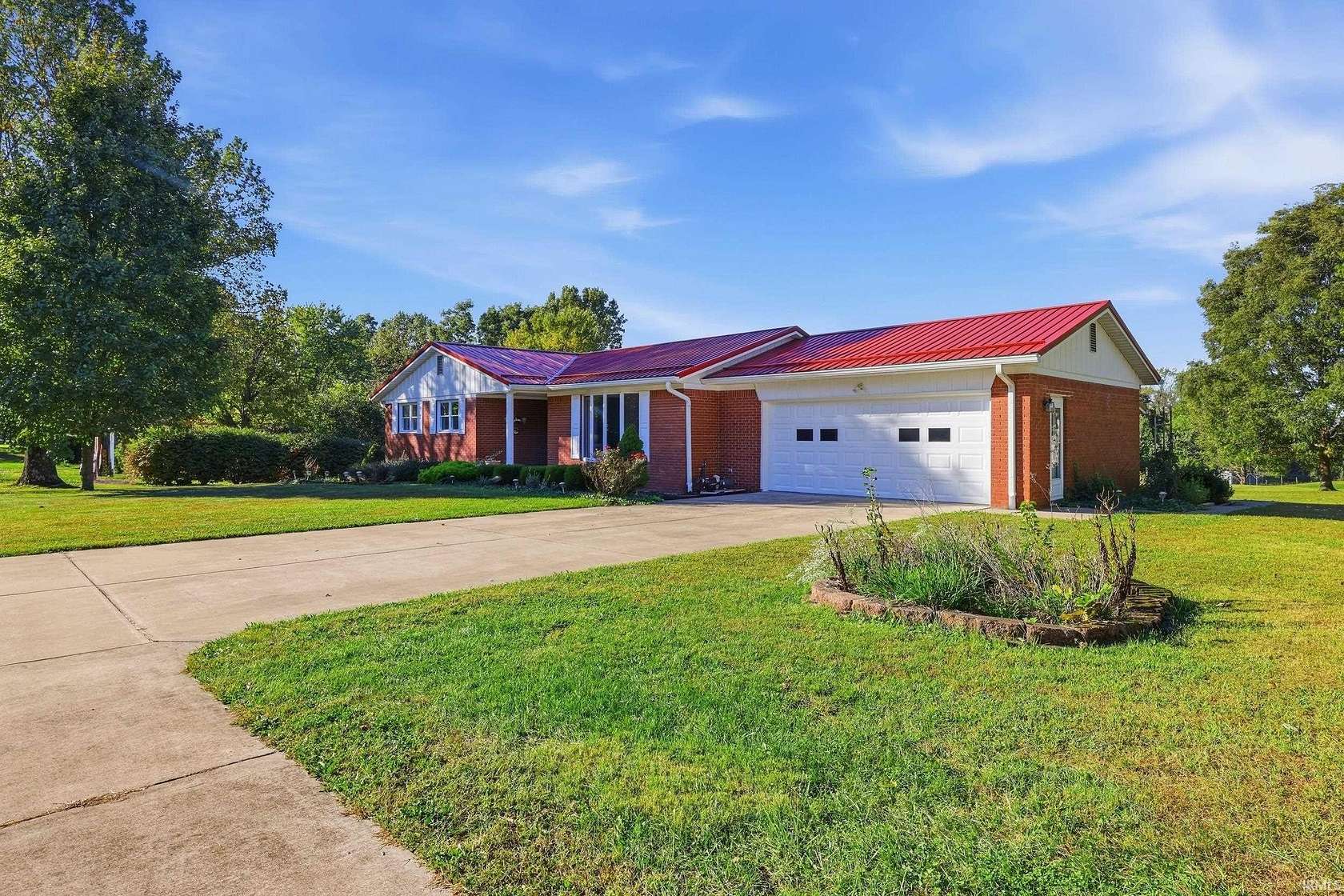 8.5 Acres of Land with Home for Sale in Bedford, Indiana