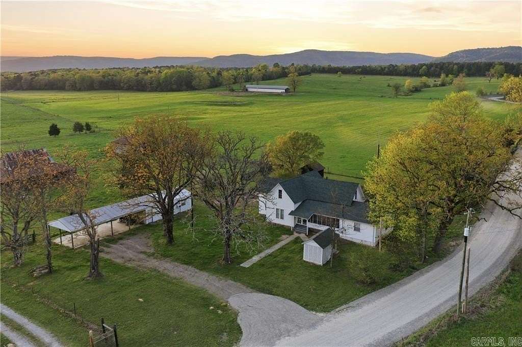10 Acres of Land with Home for Sale in Clarksville, Arkansas