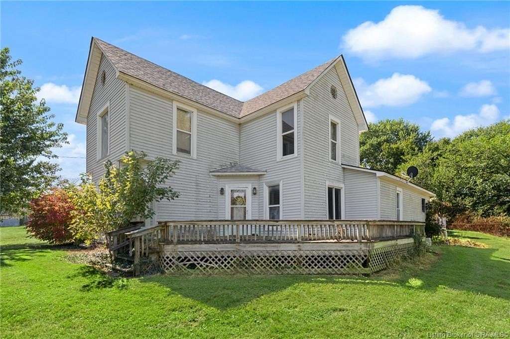 4.69 Acres of Land with Home for Sale in New Pekin, Indiana