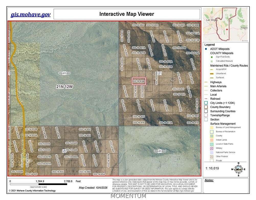5 Acres of Residential Land for Sale in Kingman, Arizona