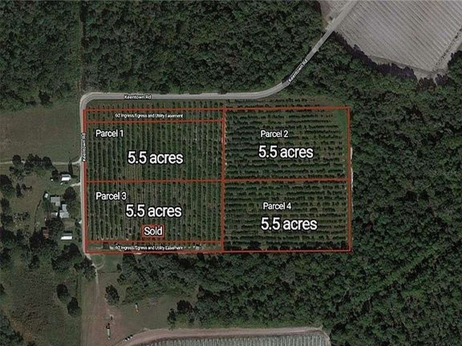 5.5 Acres of Land for Sale in Parrish, Florida