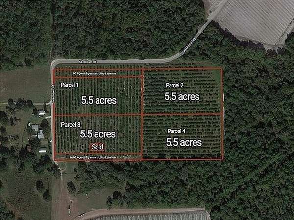 5.5 Acres of Land for Sale in Parrish, Florida