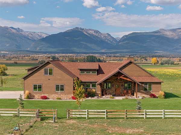 4 Acres of Land with Home for Sale in Corvallis, Montana
