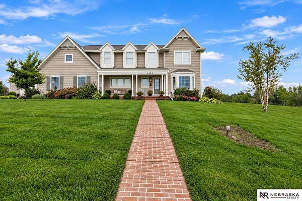5.67 Acres of Land with Home for Sale in Fort Calhoun, Nebraska
