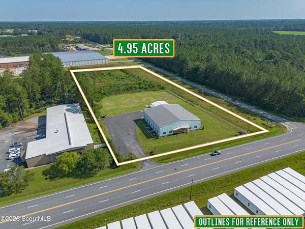 5 Acres of Improved Commercial Land for Sale in Alma, Georgia