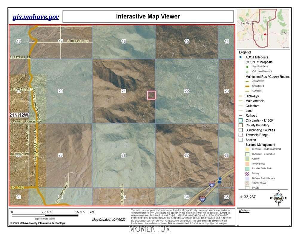 10 Acres of Land for Sale in Kingman, Arizona