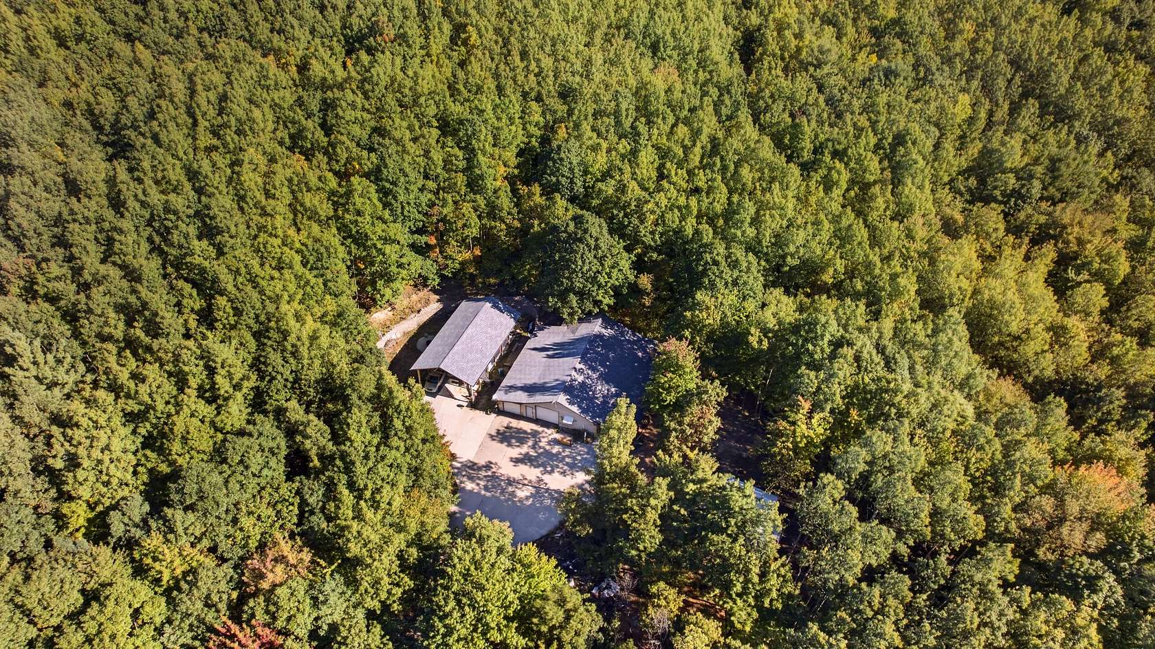 14.3 Acres of Recreational Land with Home for Sale in Shelby, Michigan