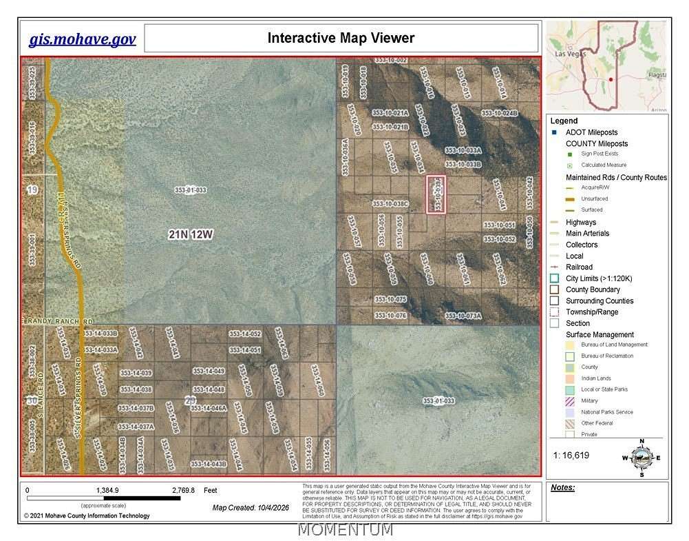 5 Acres of Residential Land for Sale in Kingman, Arizona