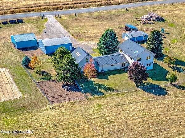 10.2 Acres of Land with Home for Sale in Rathdrum, Idaho