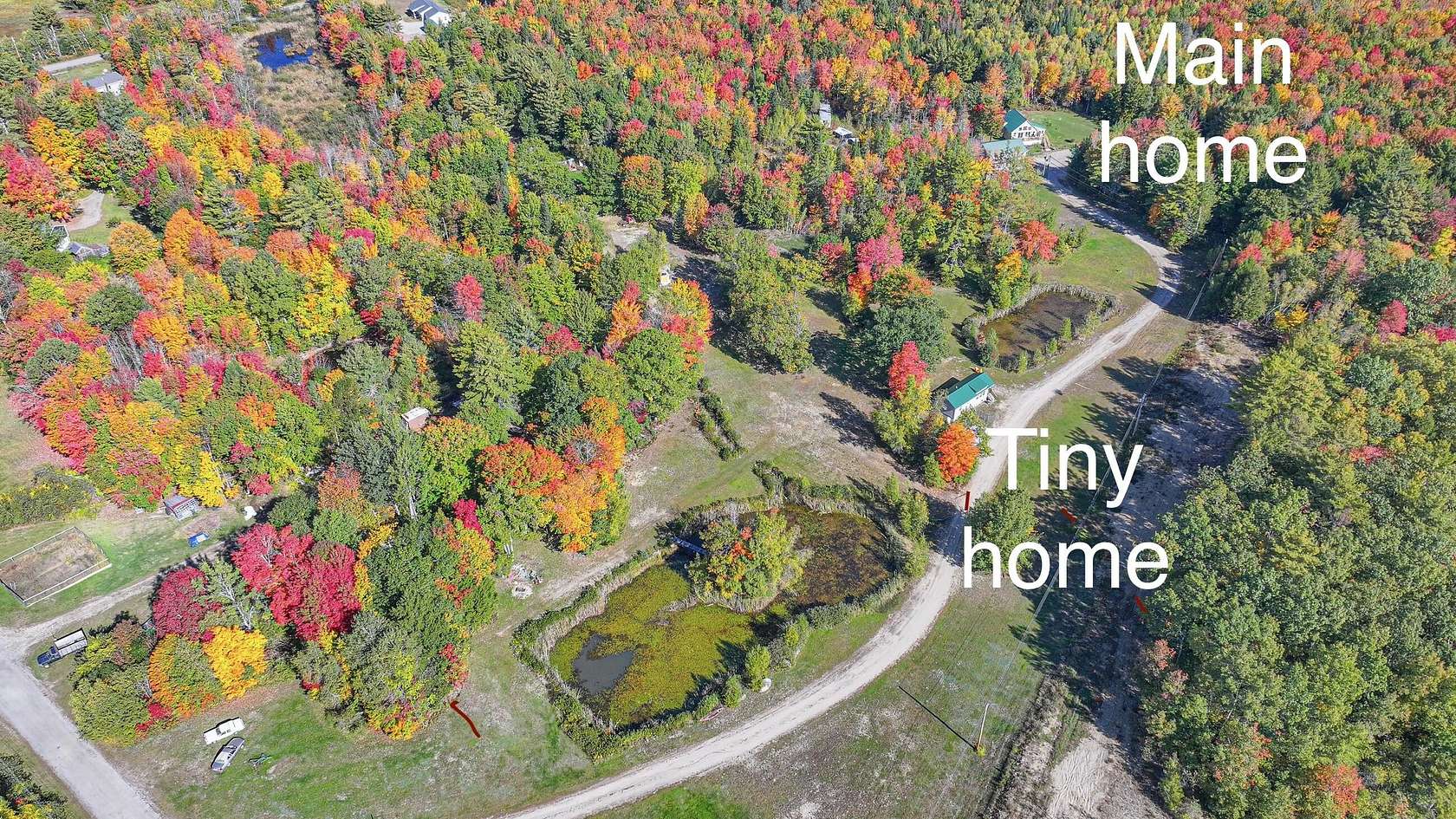 8 Acres of Land with Home for Sale in Poland, Maine