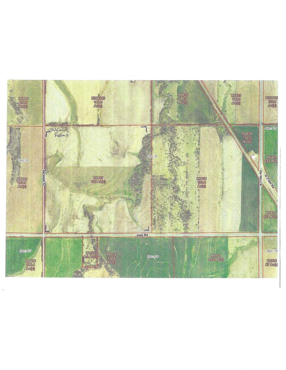 156 Acres of Land for Sale in Aurora, Kansas