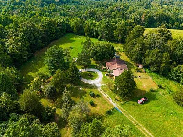 23.9 Acres of Land with Home for Sale in Cookeville, Tennessee