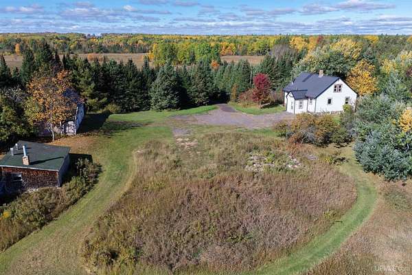 38 Acres of Recreational Land with Home for Sale in Bruce Crossing, Michigan