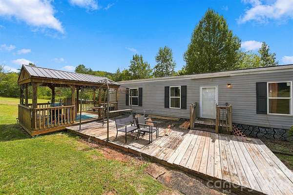 10 Acres of Land with Home for Sale in Hamptonville, North Carolina