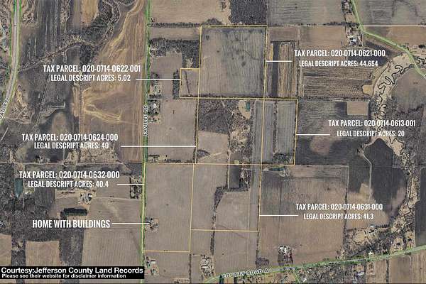 191 Acres of Agricultural Land with Home for Sale in Lake Mills, Wisconsin