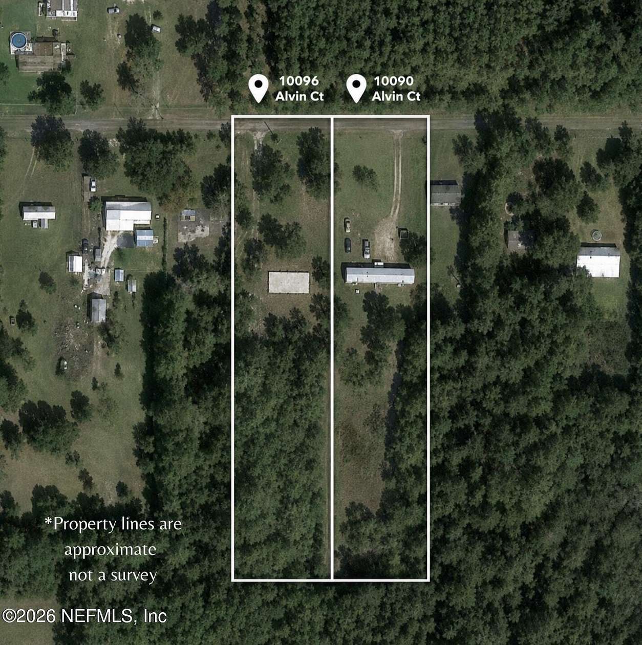 2 Acres of Land with Home for Sale in Jacksonville, Florida