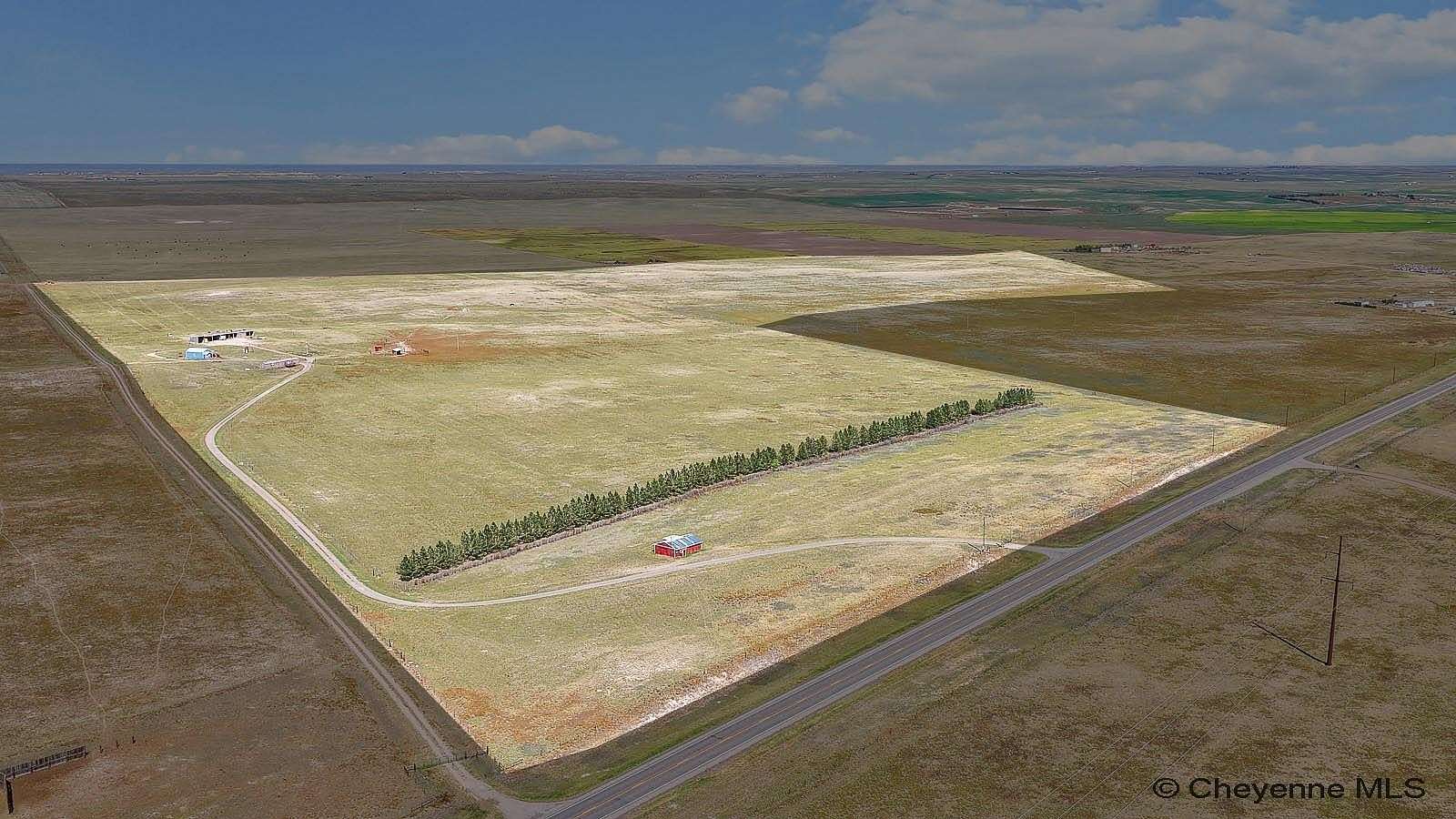 163 Acres of Land with Home for Sale in Cheyenne, Wyoming