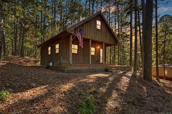 42 Acres of Recreational Land with Home for Sale in Jay, Oklahoma