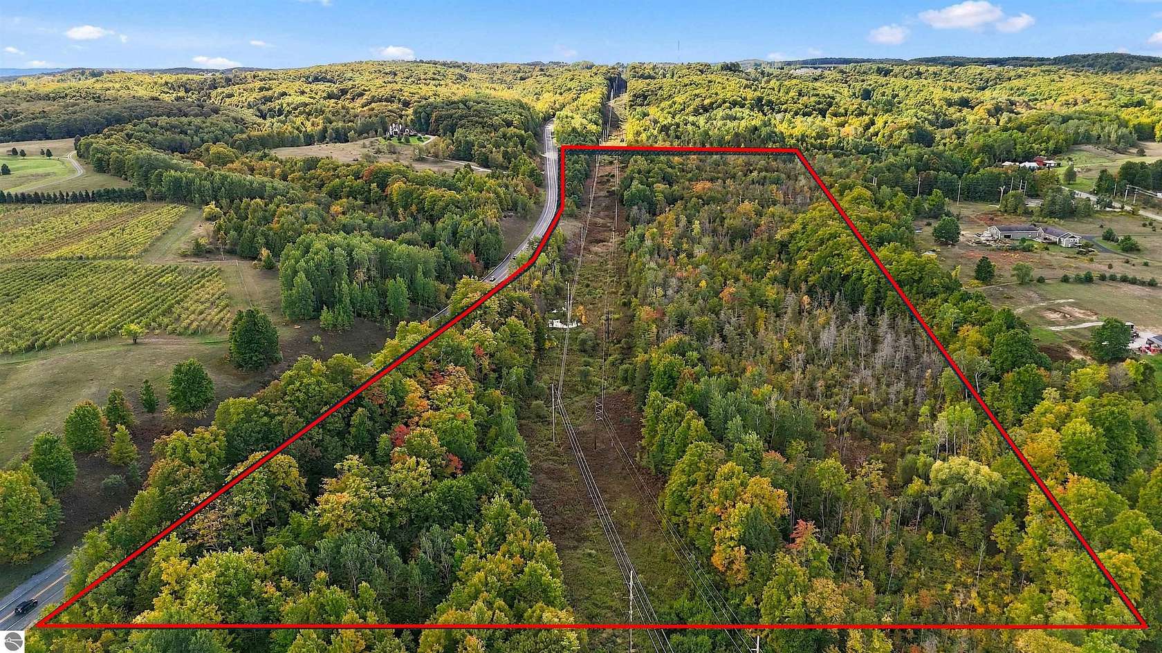 14.9 Acres of Recreational & Residential Land for Sale in Traverse City, Michigan