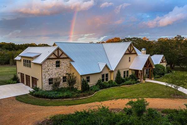 10.5 Acres of Land with Home for Sale in Round Top, Texas
