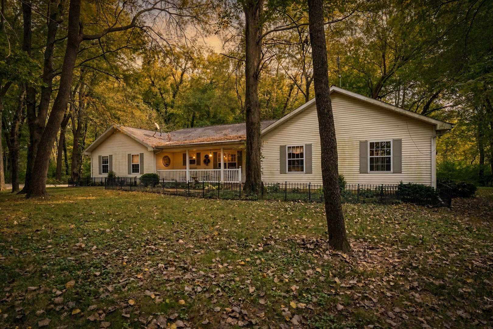 7.88 Acres of Land with Home for Sale in Bloomington, Illinois