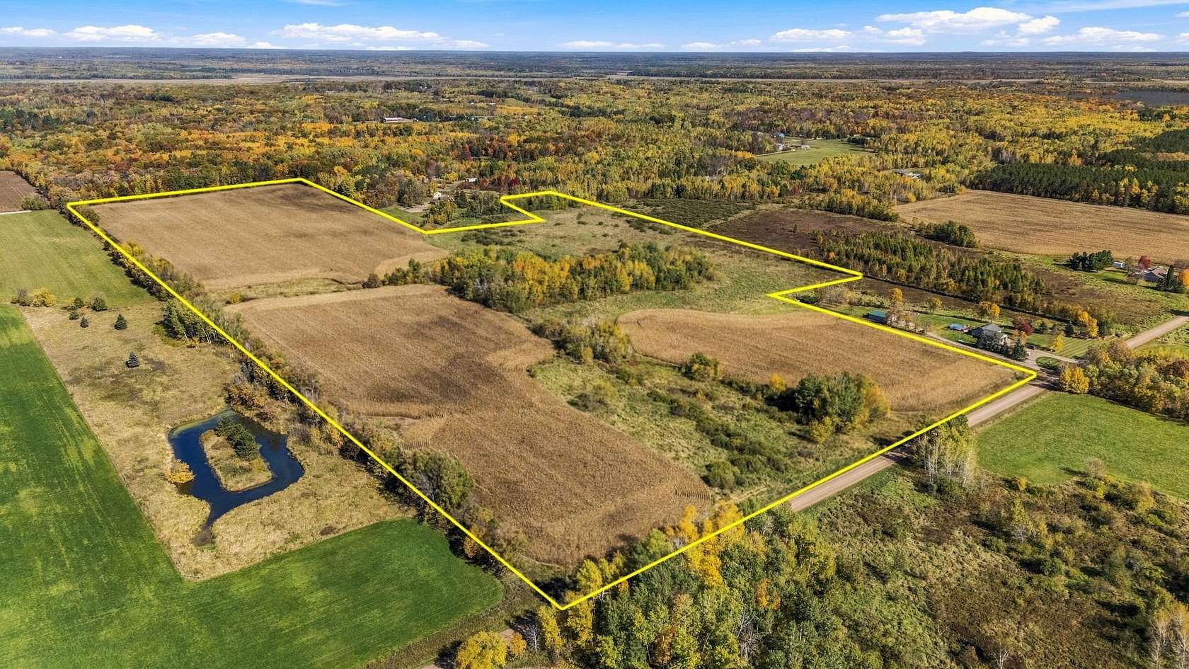60 Acres of Land for Sale in Pine City, Minnesota