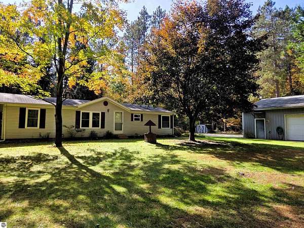 10 Acres of Recreational Land with Home for Sale in Gladwin, Michigan