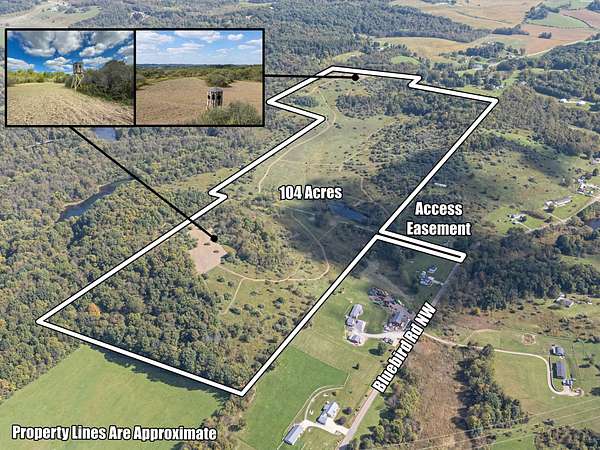 104 Acres of Recreational Land for Sale in East Canton, Ohio
