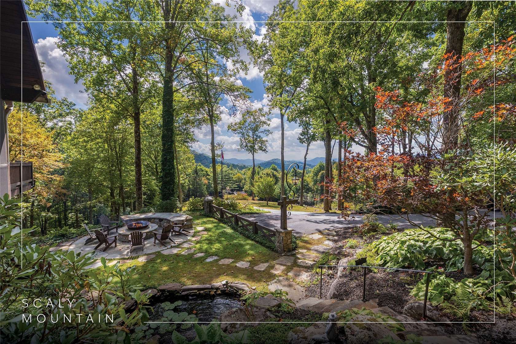 11.2 Acres of Land with Home for Sale in Scaly Mountain, North Carolina