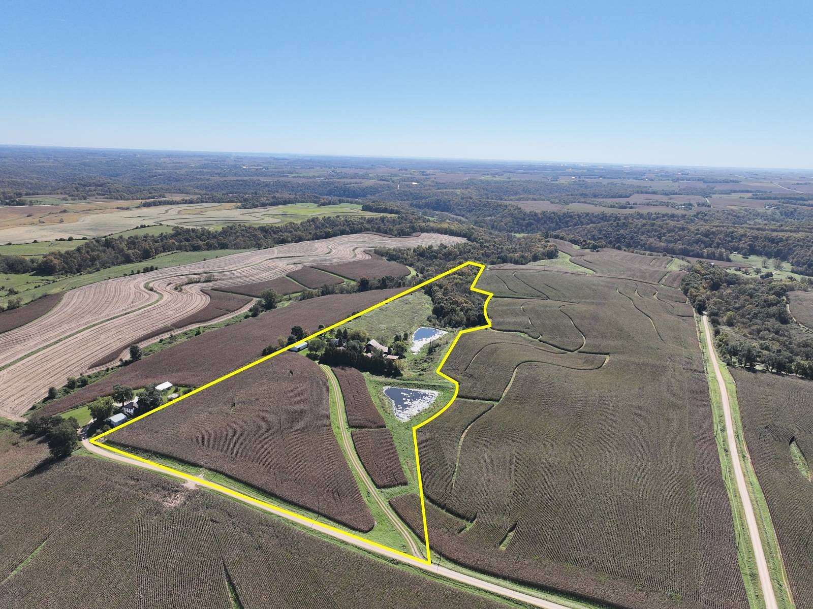 26 Acres of Recreational Land with Home for Sale in McGregor, Iowa