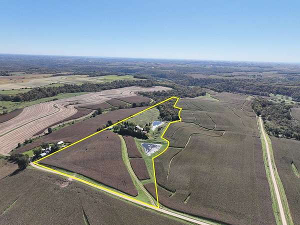 26 Acres of Recreational Land with Home for Sale in McGregor, Iowa