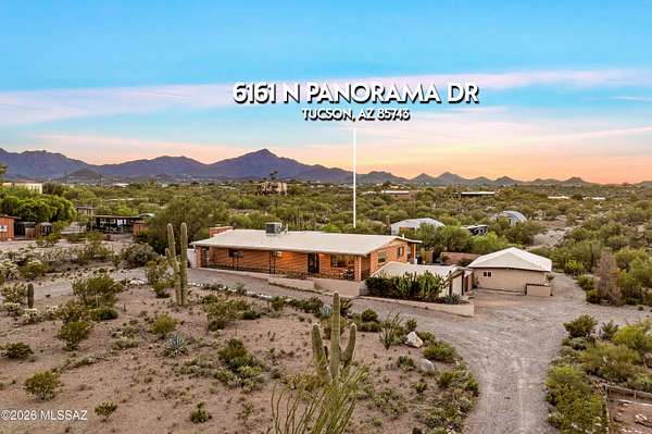 3.47 Acres of Land with Home for Sale in Tucson, Arizona