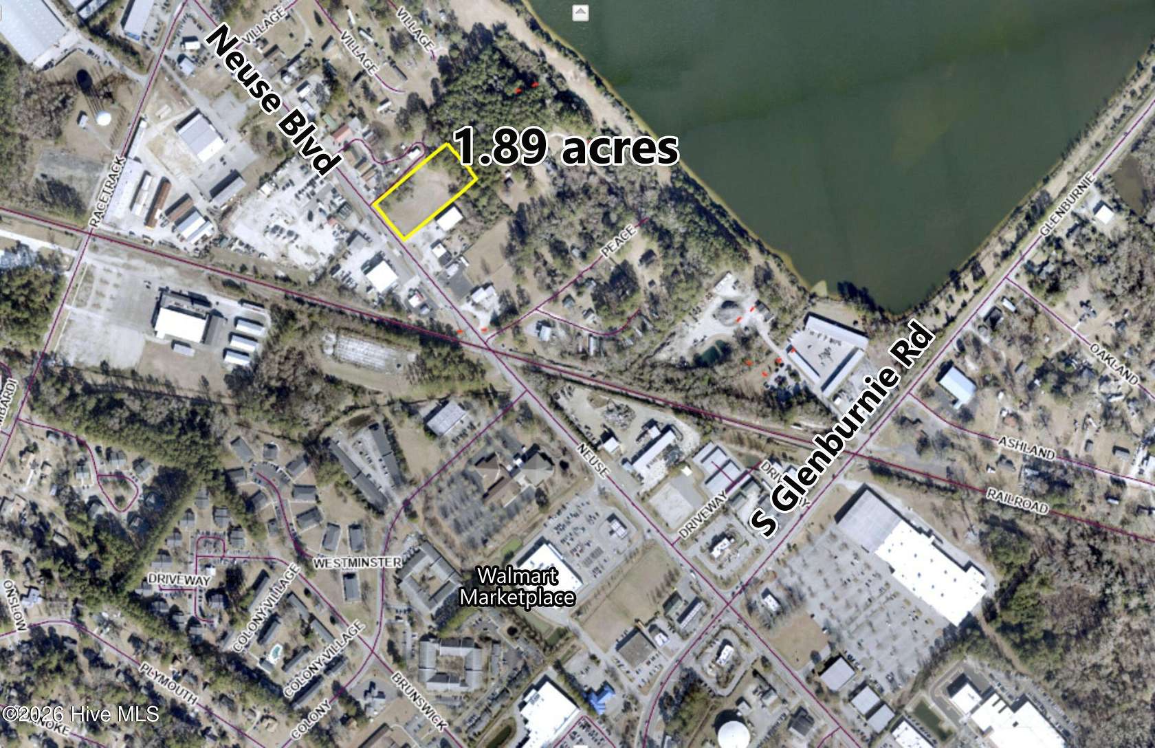 1.89 Acres of Commercial Land for Sale in New Bern, North Carolina