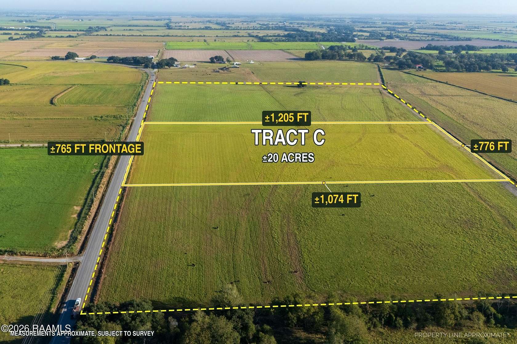 20 Acres of Land for Lease in Kaplan, Louisiana