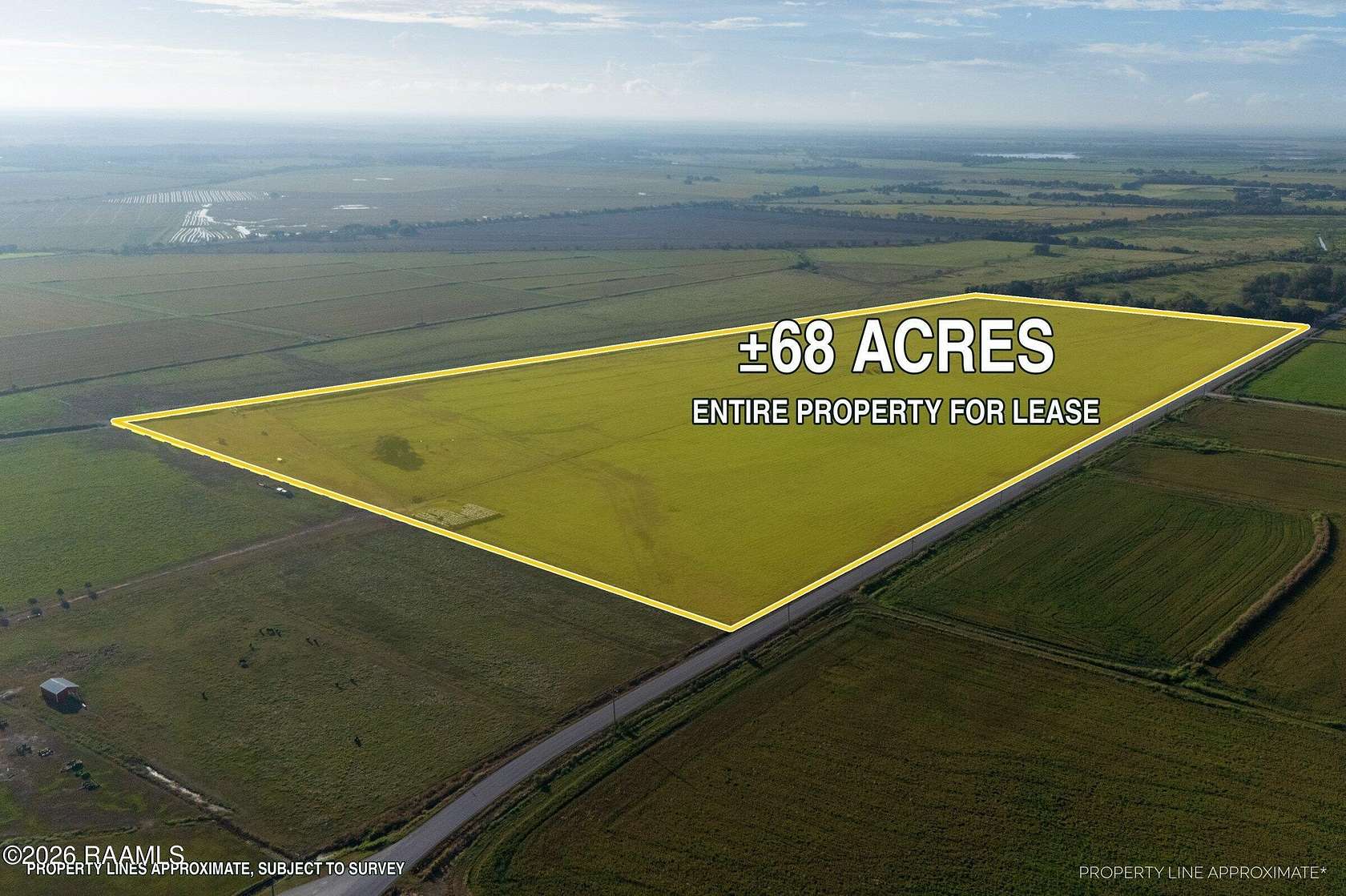 68 Acres of Land for Lease in Kaplan, Louisiana