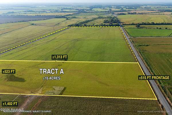 16 Acres of Commercial Land for Lease in Kaplan, Louisiana