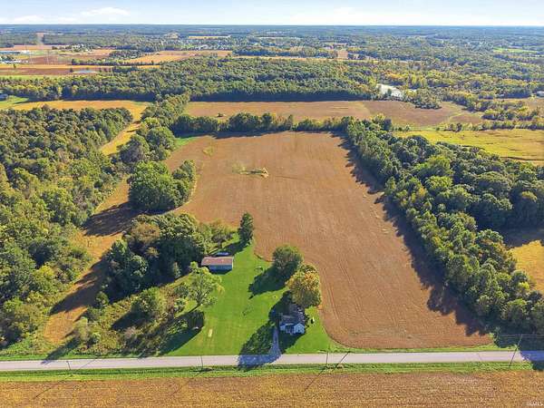 26.9 Acres of Land with Home for Sale in Huntertown, Indiana