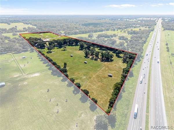 37.4 Acres of Agricultural Land with Home for Sale in Summerfield, Florida