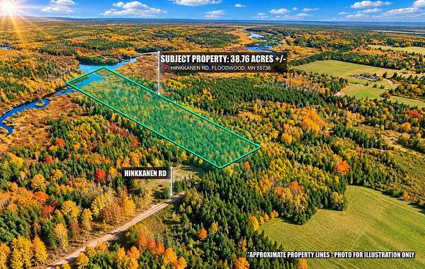38.8 Acres of Recreational Land for Sale in Floodwood, Minnesota