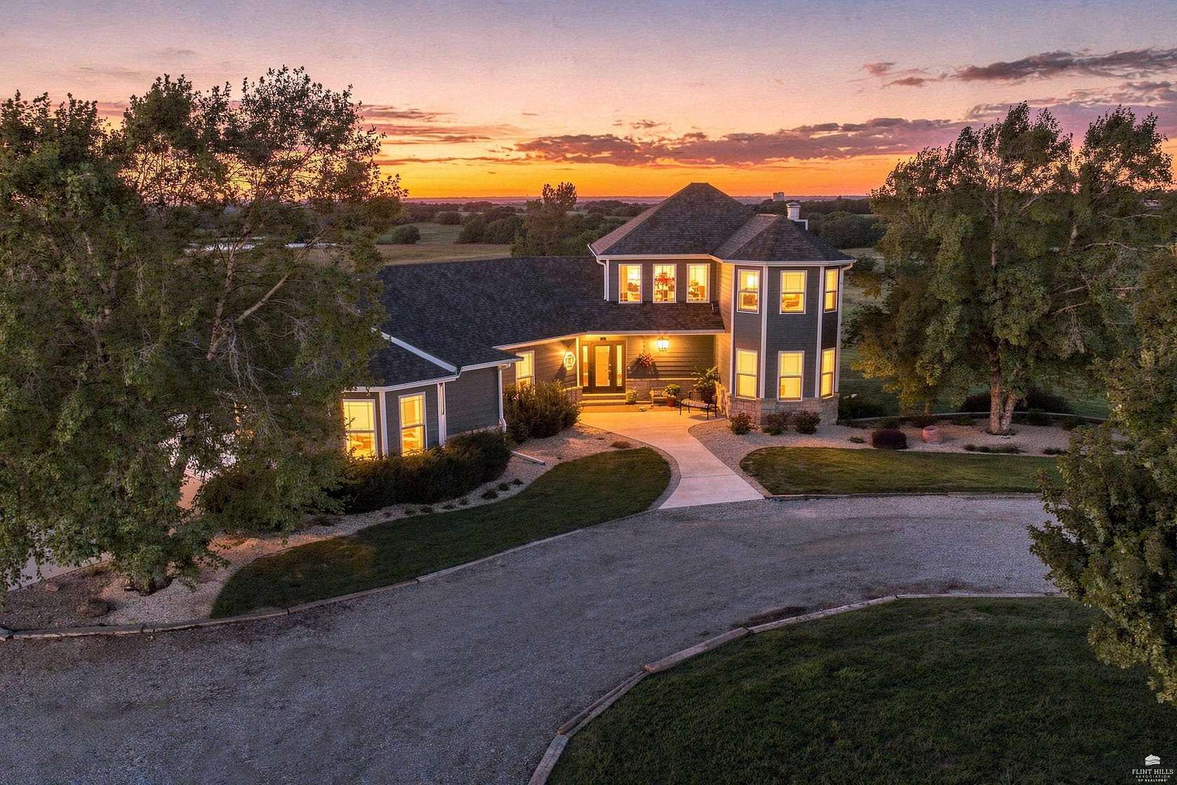 29.8 Acres of Land with Home for Sale in Manhattan, Kansas