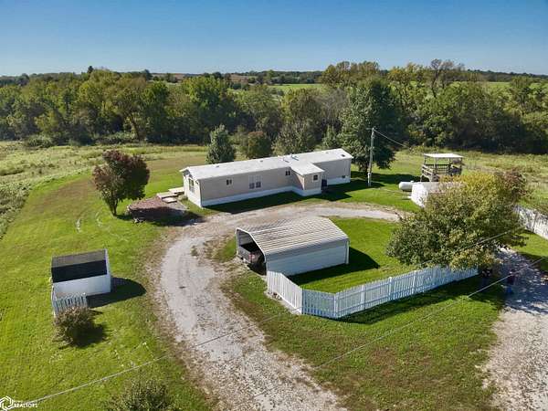 4.37 Acres of Land with Home for Sale in Leon, Iowa