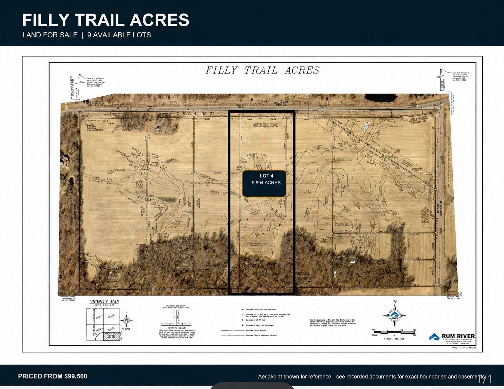 10 Acres of Residential Land for Sale in Becker, Minnesota