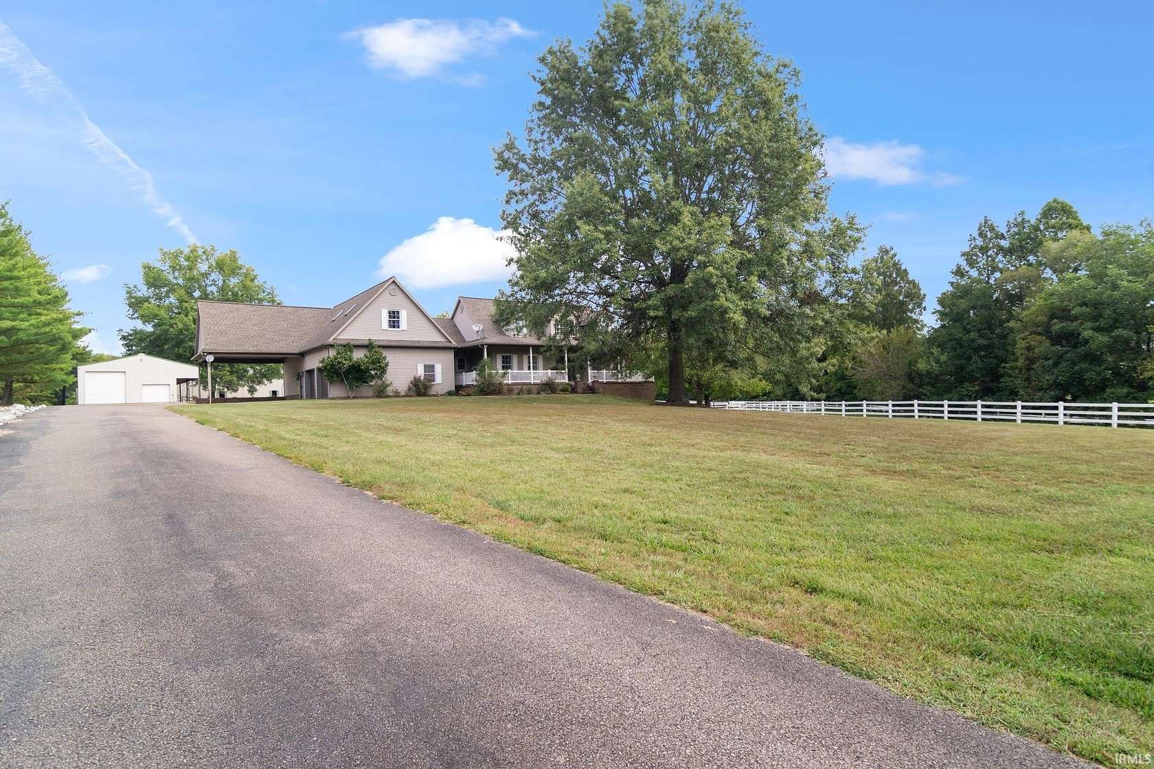 5 Acres of Land with Home for Sale in Evansville, Indiana