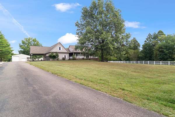 5 Acres of Land with Home for Sale in Evansville, Indiana